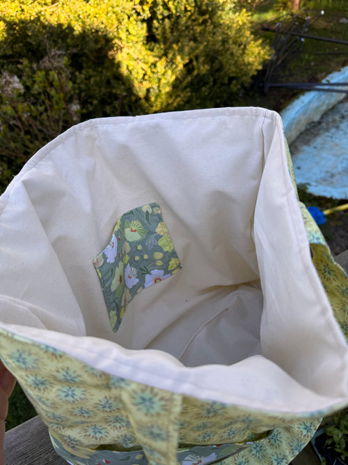 Handlenett Grønn Blomst